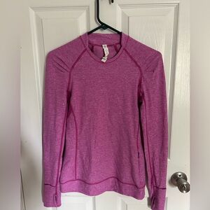 Magenta lululemon long sleeve top